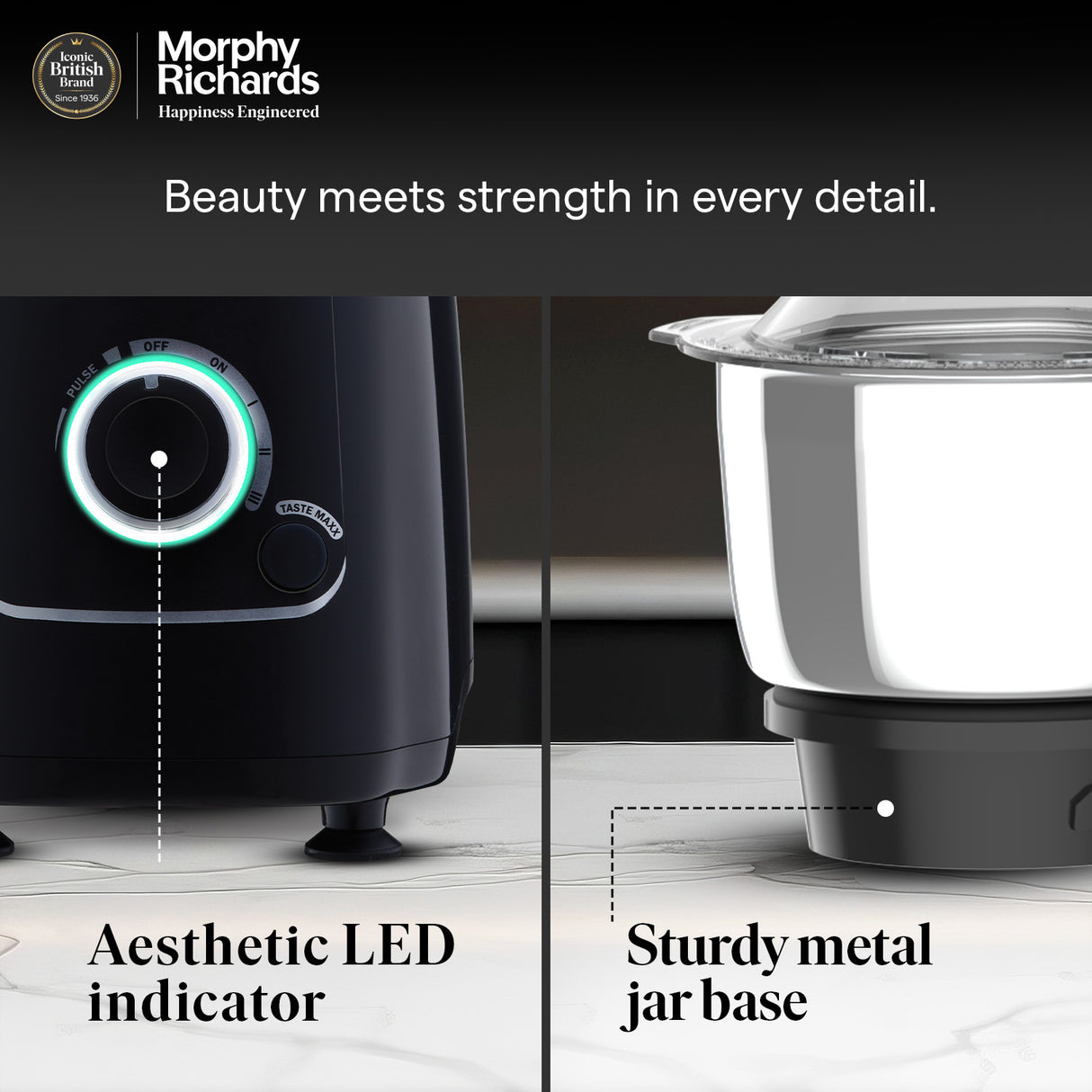 Morphy Richards Grindpro Gourmet 1000W Mixer Grinder