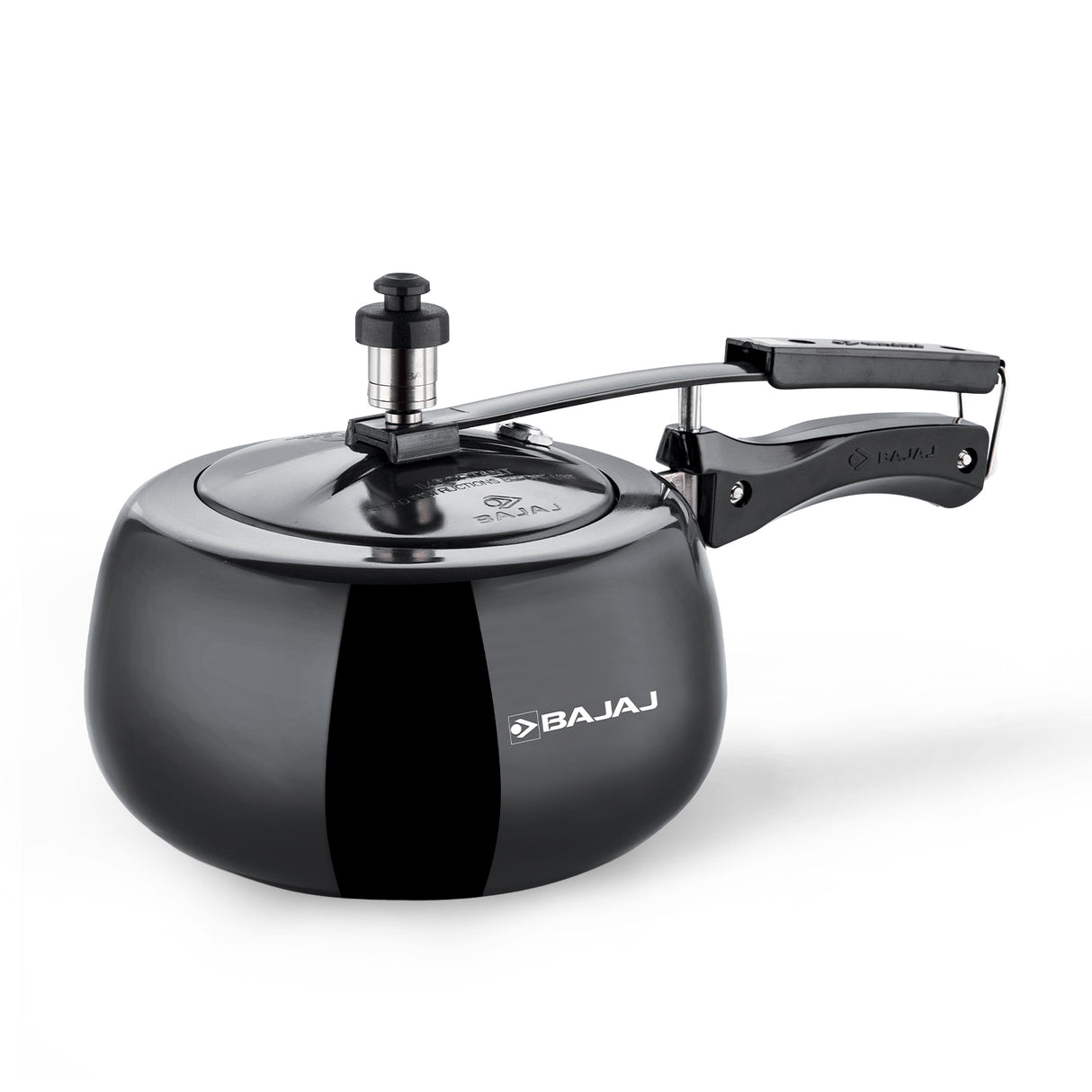 New Shakti Inner Lid Handi Shaped Hard Anodised Pressure Cooker
