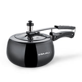 New Shakti Inner Lid Handi Shaped Hard Anodised Pressure Cooker