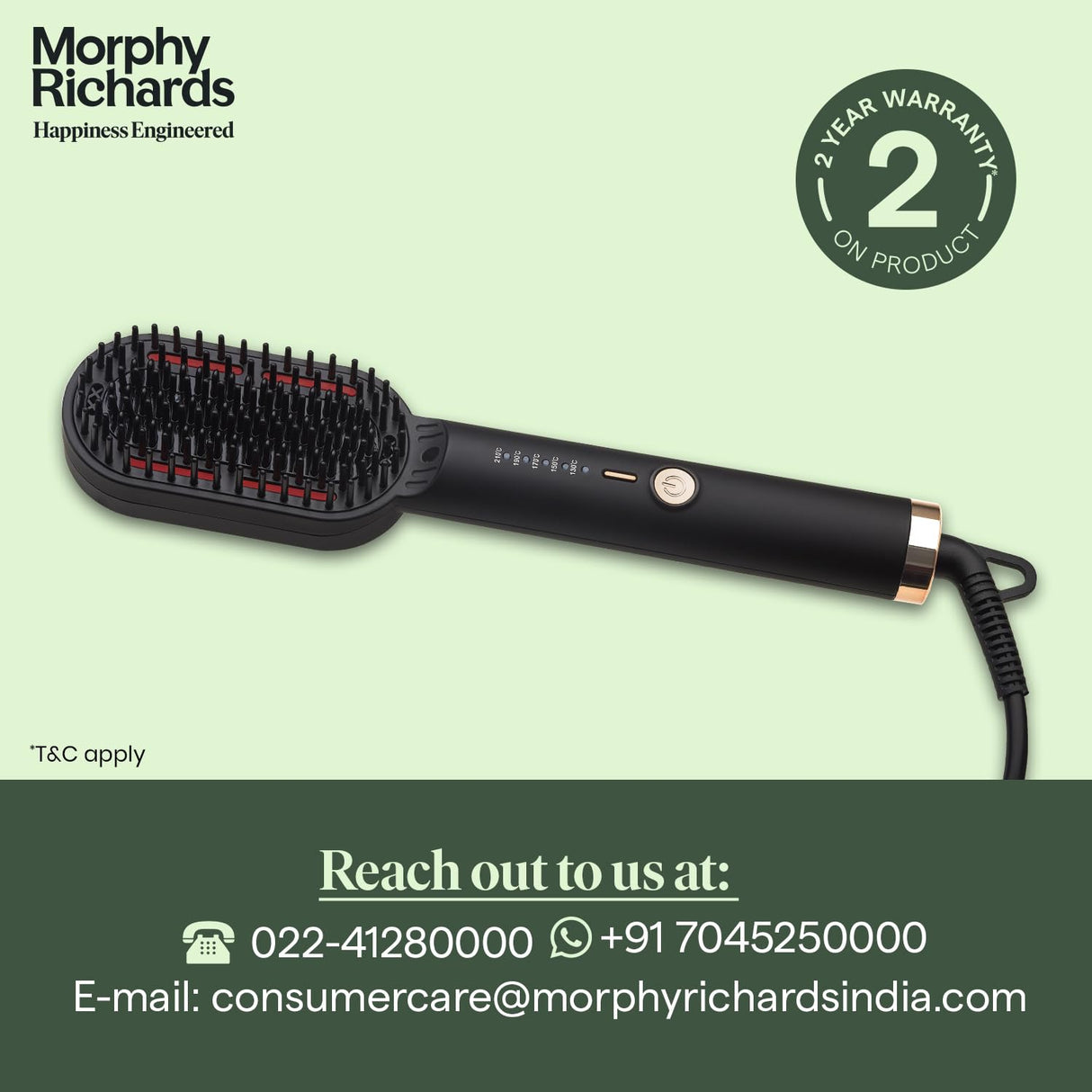 Morphy Richards Estella Hair Straightener Brush