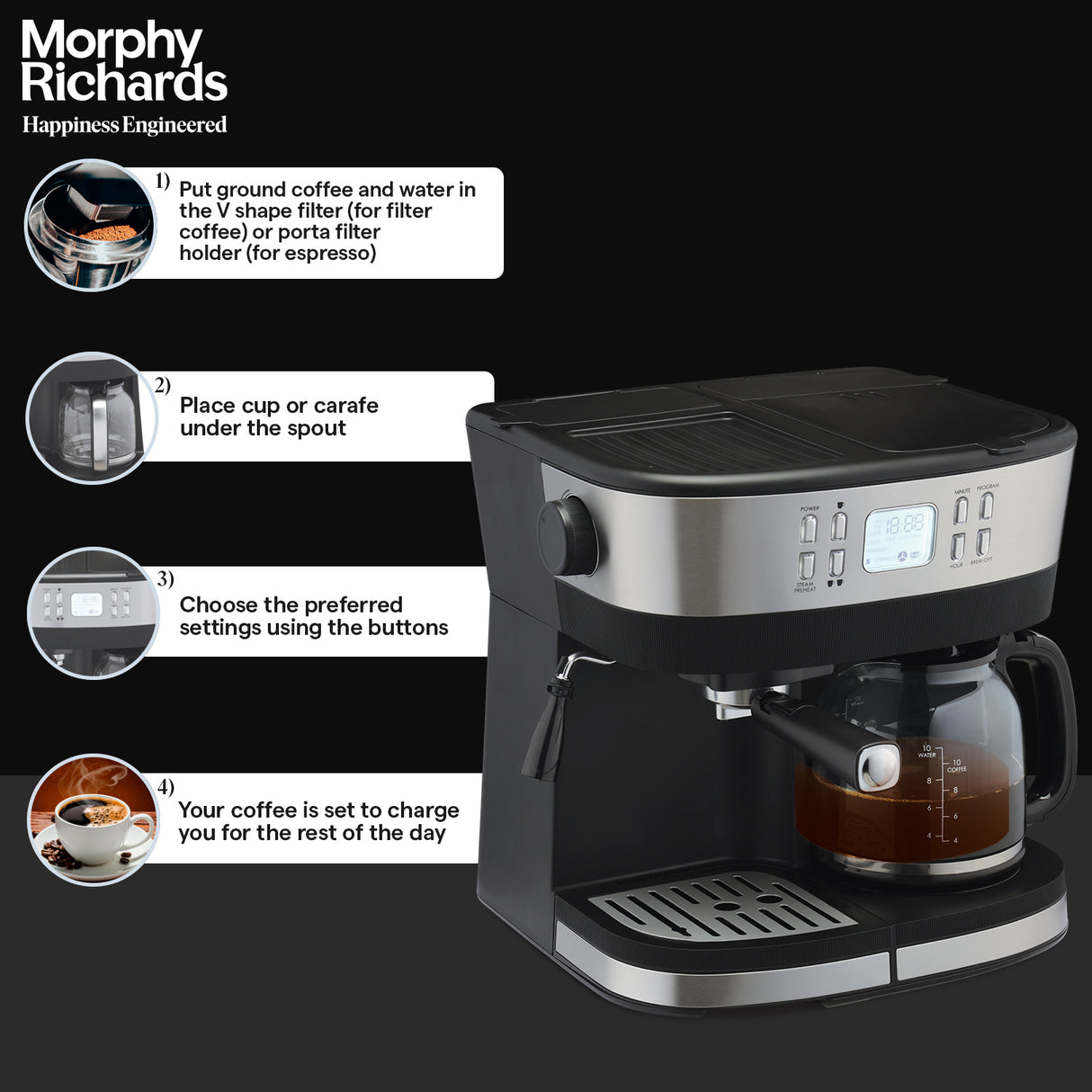DuoPresso 2-in-1 Coffee Maker
