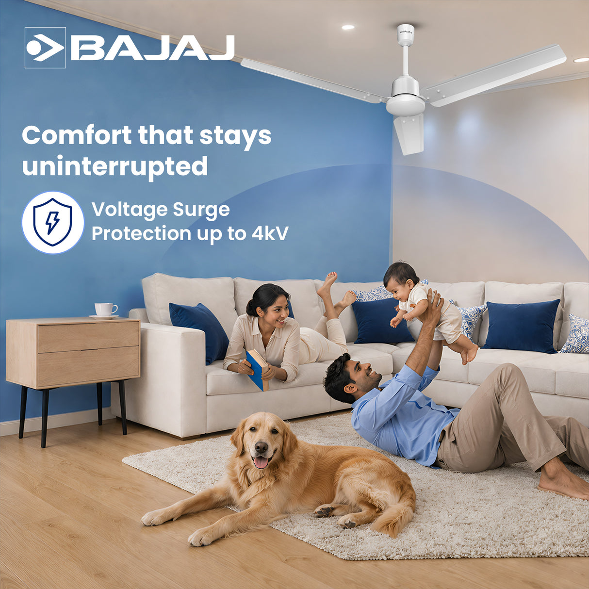 Raftaar 1200mm BLDC Ceiling Fan