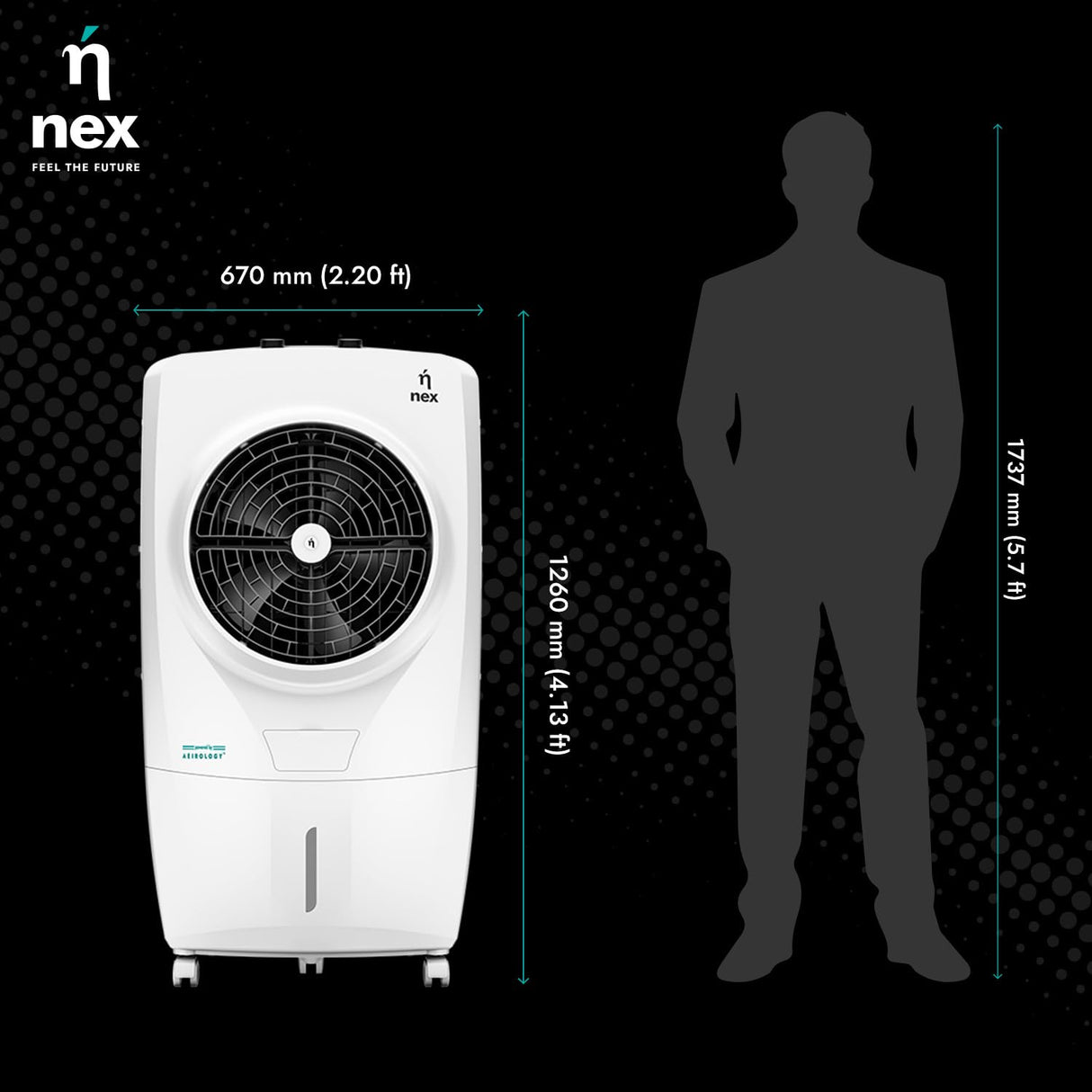 NEX DAC D2 75L DESERT COOLER