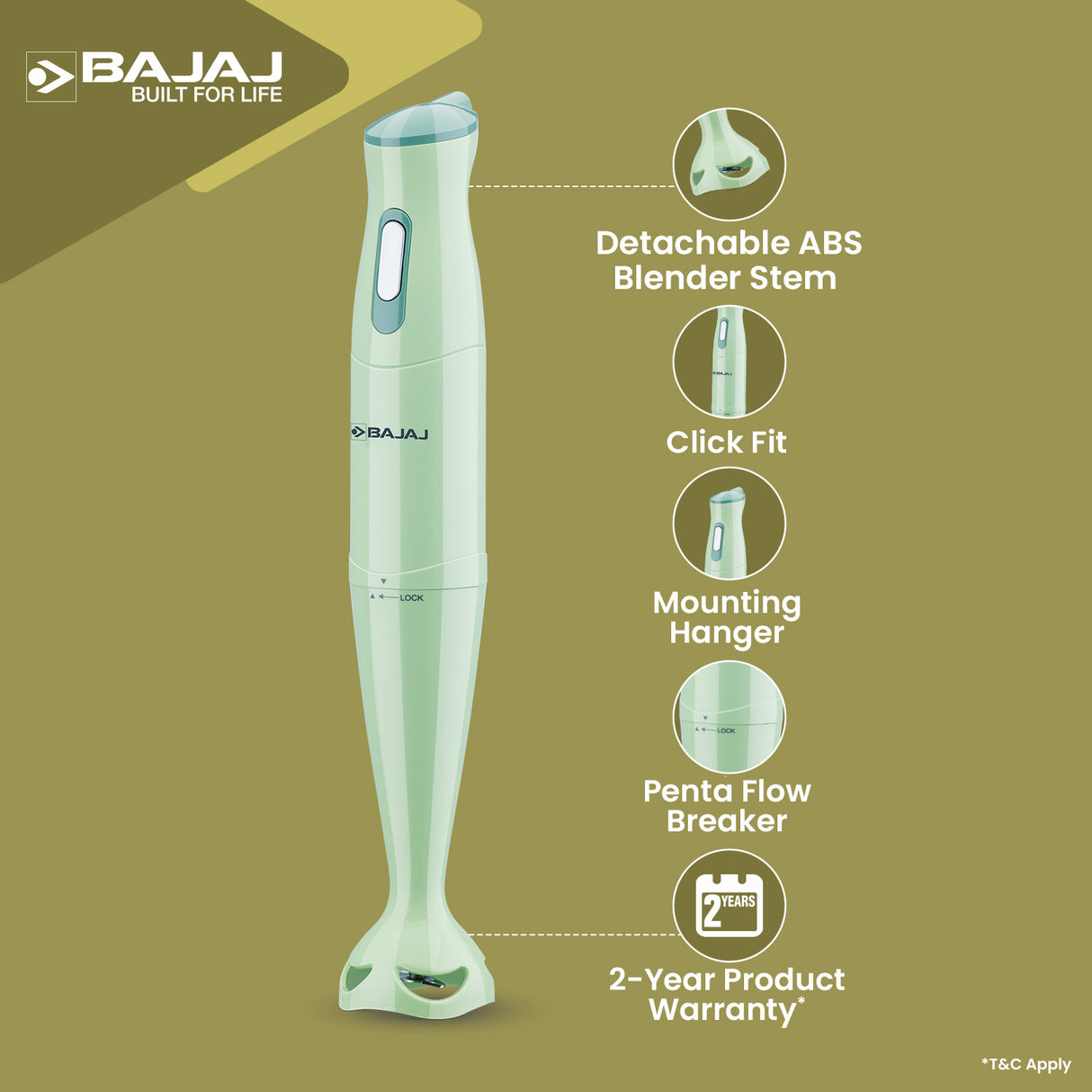 Bajaj HB 20 300W Hand Blender