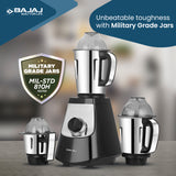 Bajaj Military Series Evoque 4 Jar 1000W Mixer Grinder
