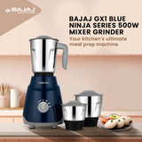 Bajaj GX1 Ninja Series 500W Mixer Grinder