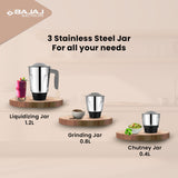 Bajaj GX1 Ninja Series 500W Mixer Grinder