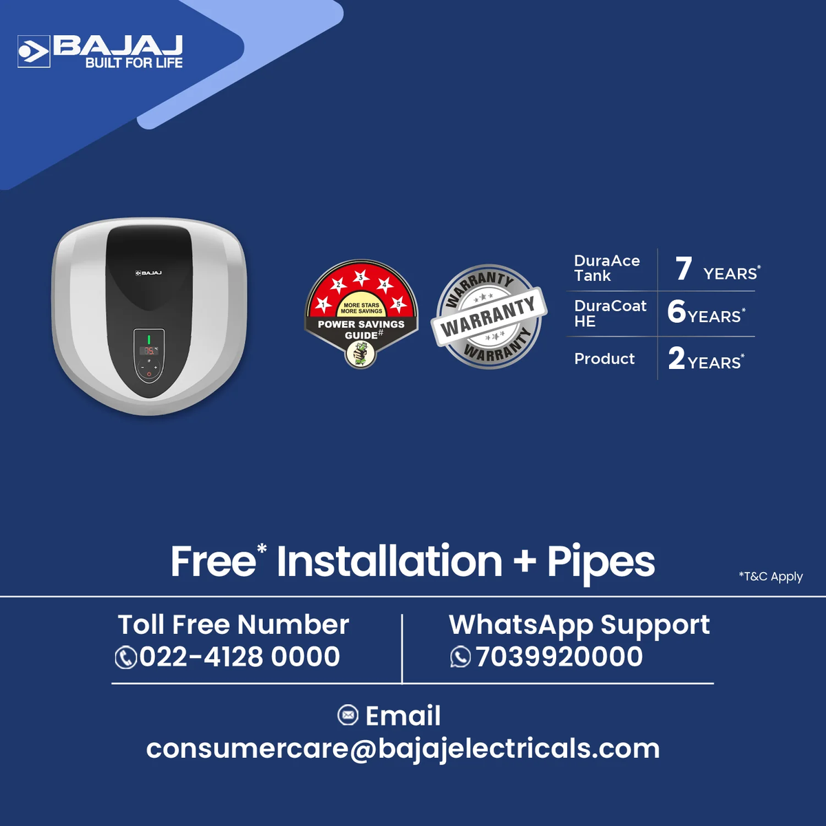 Bajaj Eternal Series Pentacle Digi