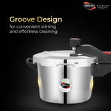 Nutrihealth Pro Outer Lid Designer Stainless Steel Pressure Cooker
