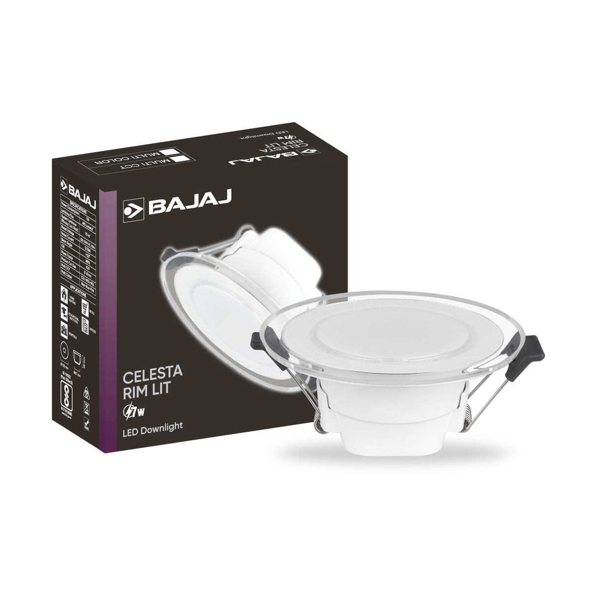 CELESTA RIM LIT DOWNLIGHT  MULTI CCT/COLOR CCT