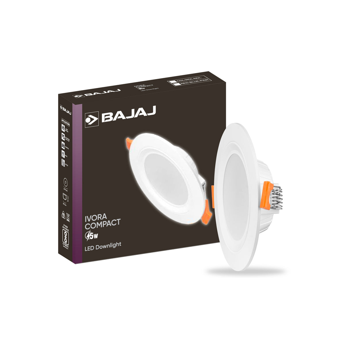IVORA COMPACT DOWNLIGHT 3-IN-1 COLOUR