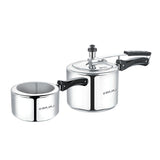 New Shakti Inner Lid  2 Piece Aluminium Pressure Cooker Combo Set