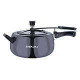 New Shakti Inner Lid Handi Shaped Hard Anodised Pressure Cooker