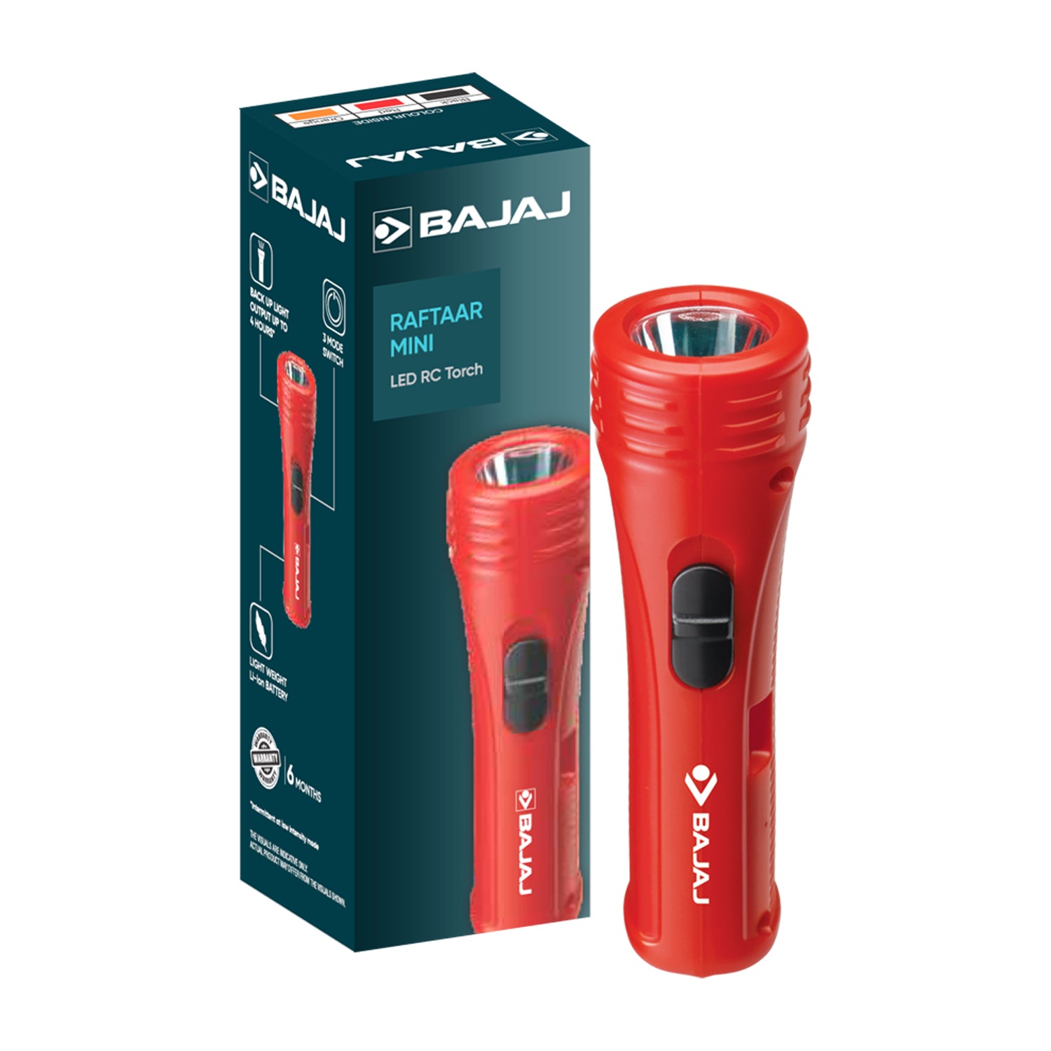 RAFTAAR MINI LED RC Torch – Bajaj Electricals India