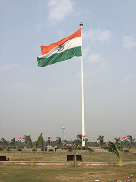 Flag mast Lucknow