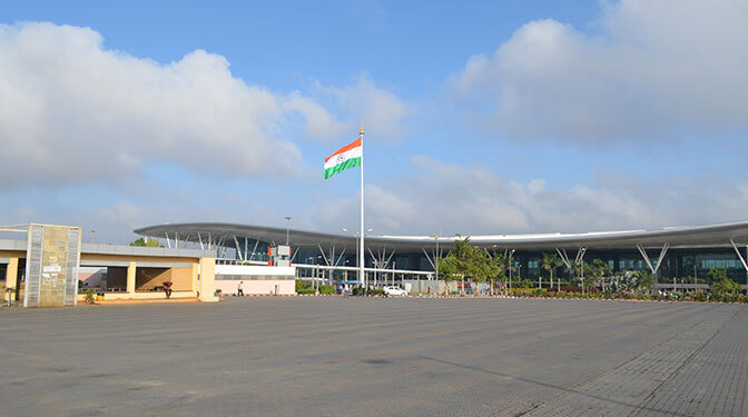 Flag Mast Bangalore Airport