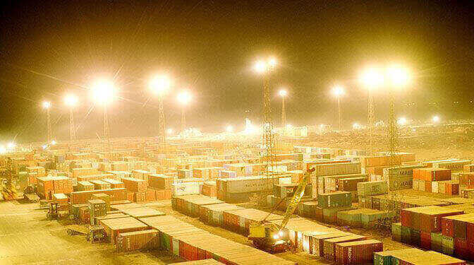 Containers Yard High mast Lighting